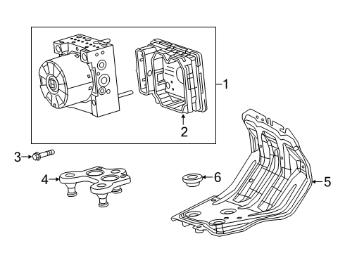 2023 Jeep Gladiator Anti-Lock Brakes Diagram 1