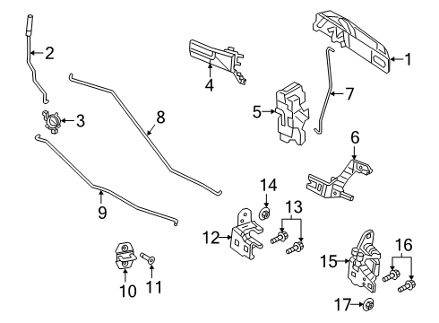 2021 Ram 3500 Lock & Hardware Diagram 2