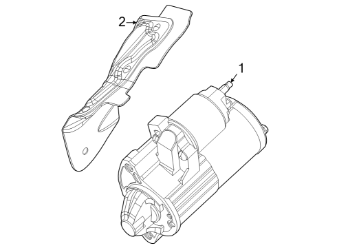 2022 Jeep Wagoneer Starter Diagram 1