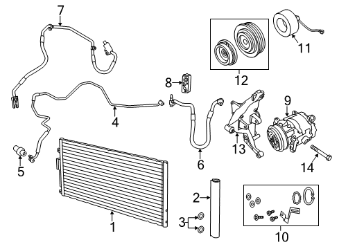 Valve-A/C Expansion Diagram for 68093416AA