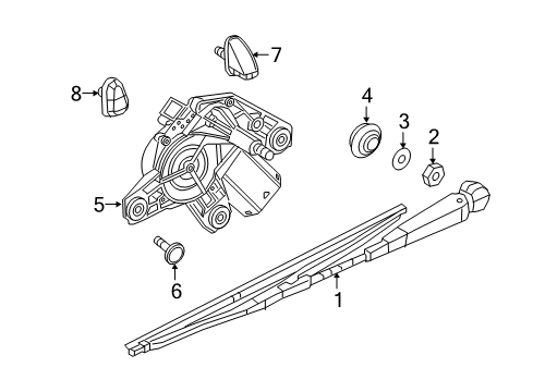 2021 Ram ProMaster City Wipers Diagram 1