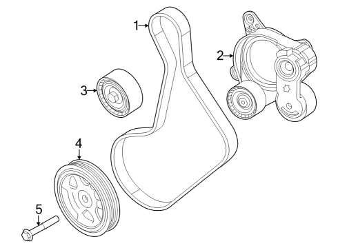 2024 Dodge Hornet TENSIONER-Belt Diagram for 68496089AB