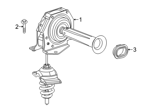 2023 Jeep Gladiator Spare Tire Carrier Diagram