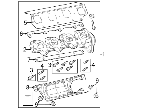 2022 Jeep Wagoneer EXHAUST Diagram for 68591573AB