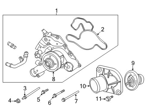 2022 Ram 1500 Water Pump Diagram 2