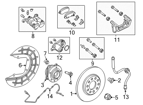 2022 Jeep Compass Module-Anti-Lock Brake System Diagram for 68536639AD