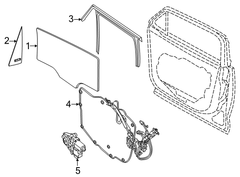 2022 Jeep Renegade Front Door Diagram 1