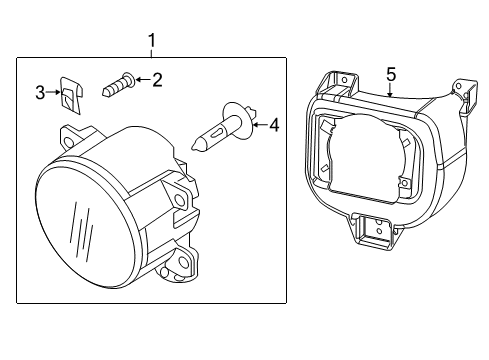 2021 Jeep Renegade Fog Lamps Diagram