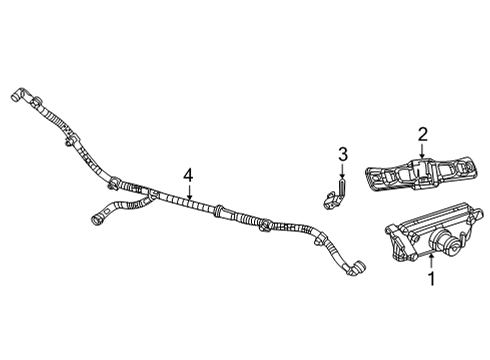 2024 Jeep Wagoneer L Electrical Components - Grille Diagram