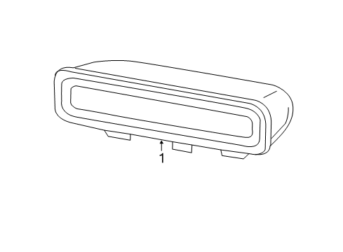 2022 Jeep Wrangler High Mount Lamps Diagram