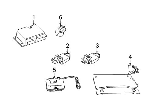 2023 Jeep Wrangler OCCUPANT RESTRAINT Diagram for 68526674AA