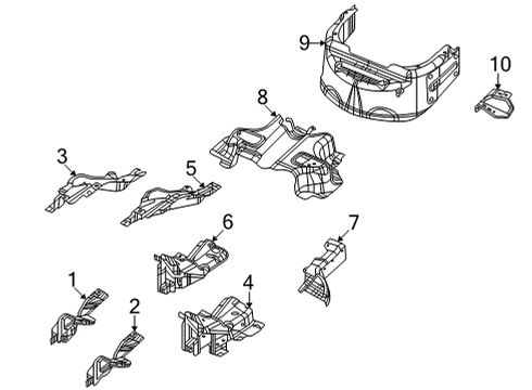 2022 Jeep Grand Cherokee L Heat Shields Diagram 2