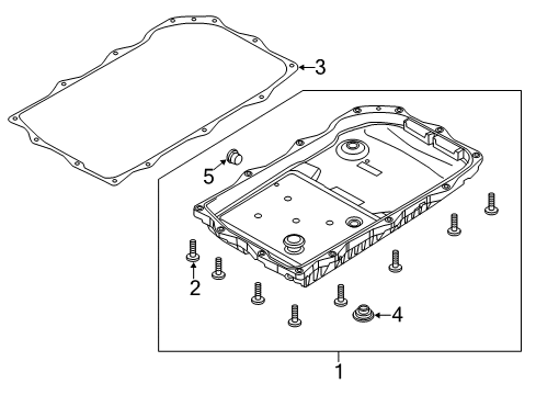 2022 Jeep Grand Cherokee WK Transmission Components Diagram