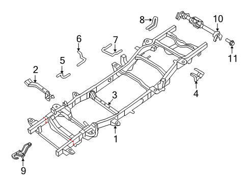 2022 Ram 1500 Classic Frame & Components Diagram 2