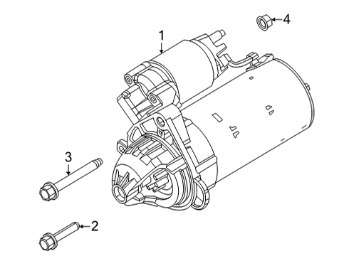 2022 Ram 1500 Starter Diagram 1