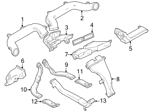 2023 Dodge Hornet Ducts Diagram