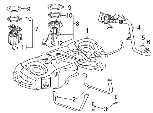 2023 Dodge Charger Fuel System Components Diagram