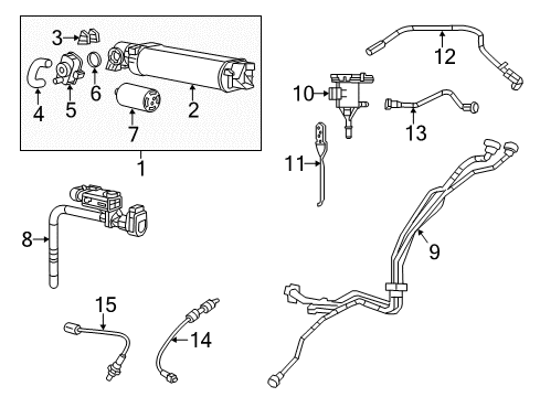 2023 Dodge Charger Emission Components Diagram 1