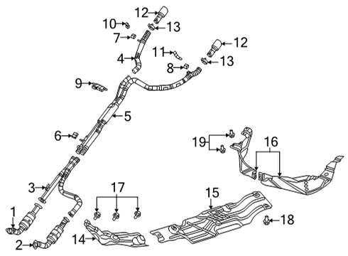 2022 Ram 1500 Exhaust Components Diagram 6