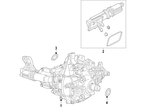 2022 Ram 1500 Front Axle, Differential, Drive Axles, Propeller Shaft Diagram