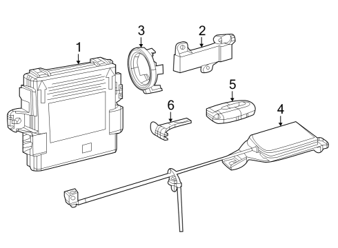 2023 Dodge Hornet TRANSMITT-INTEGRATED KEY FOB Diagram for 7QV80LXHPA