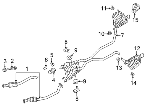 2023 Dodge Durango Converter-Front Diagram for 68547386AB