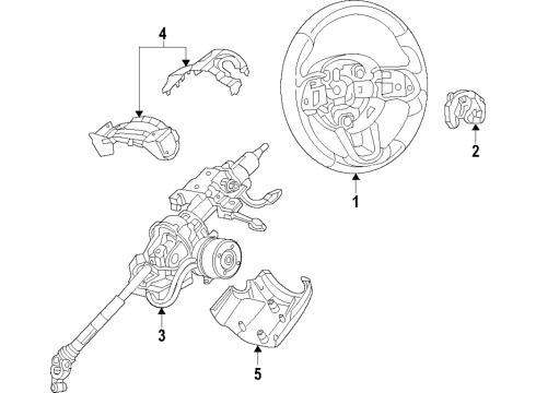 2022 Jeep Compass SHROUD-Steering Column Diagram for 7FH03DX9AA