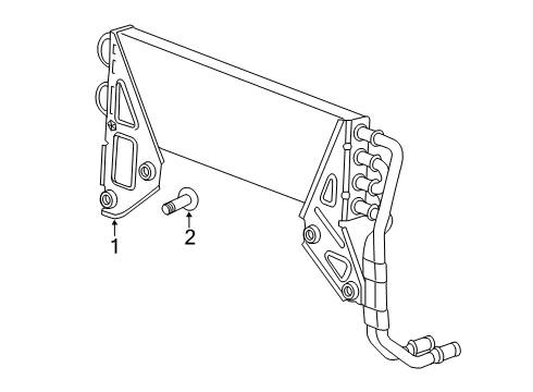 2023 Ram 2500 Power Steering Oil Cooler Diagram 1