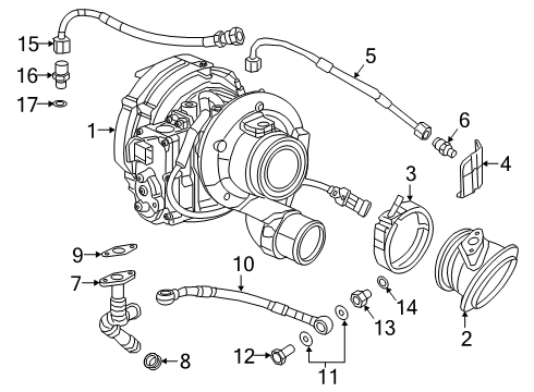 2022 Ram 3500 Turbo Diagram for 68444771AB