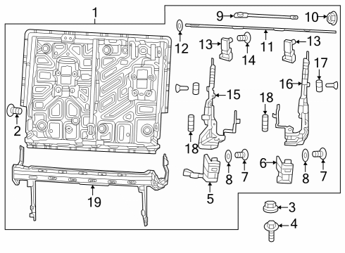 2022 Jeep Grand Wagoneer Third Row Seats Diagram 6