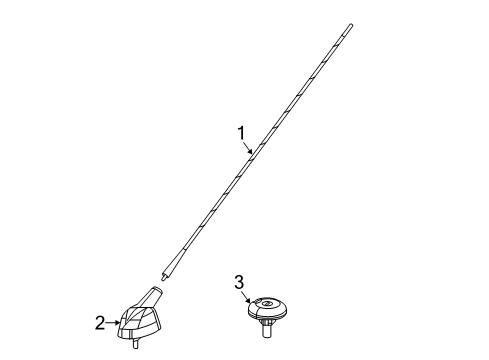 2022 Ram ProMaster 1500 Antenna & Radio Diagram