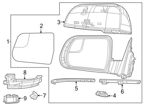 2023 Jeep Grand Wagoneer L Lane Departure Warning Diagram 3