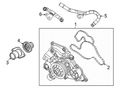 2022 Jeep Grand Cherokee L Water Pump Diagram 2