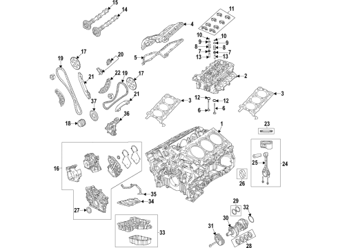 2022 Ram 1500 Engine Mount Diagram for 68248787AE