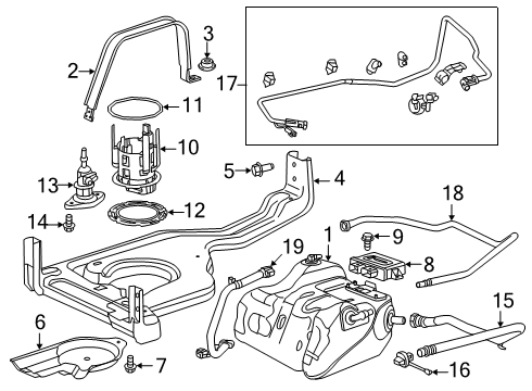 2021 Ram 2500 DIESEL EXHAUST FLUID Diagram for 57008975AA