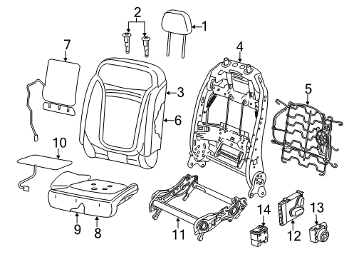 2021 Jeep Renegade Power Seats Diagram 2