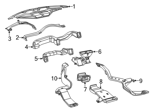 2021 Ram 1500 Classic Ducts Diagram