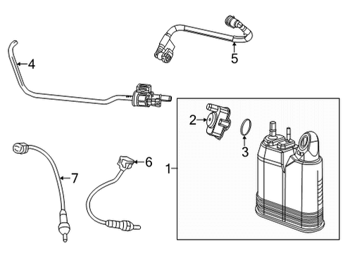 2022 Jeep Grand Cherokee L Emission Components Diagram 2