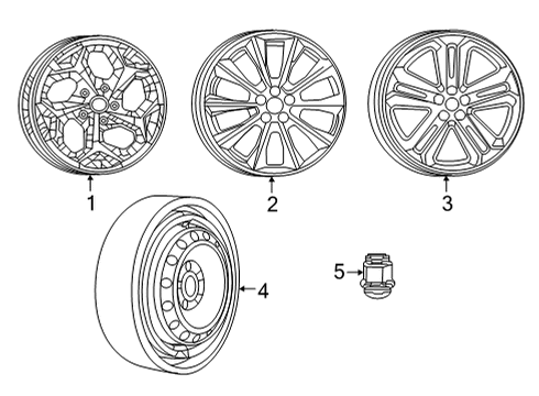 2021 Chrysler Voyager Wheels Diagram 2