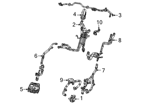 2023 Jeep Wrangler Inverter Cooling Components Diagram