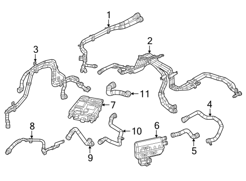 2022 Jeep Grand Cherokee COOLANT Diagram for 68379826AB