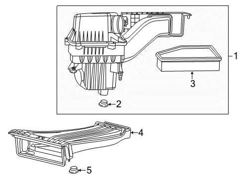 2022 Chrysler Pacifica Air Intake Diagram 1