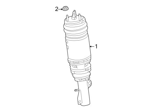 2021 Jeep Grand Cherokee L Struts & Components - Front Diagram 2