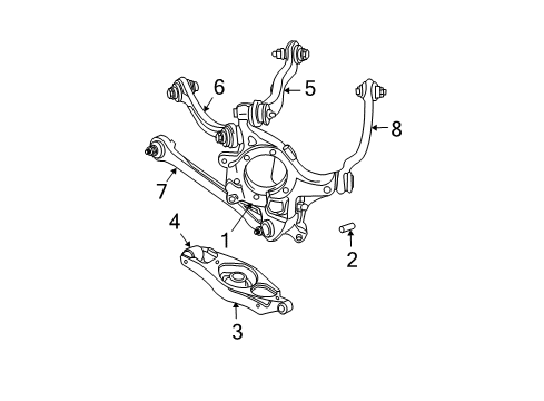 2023 Dodge Challenger Rear Suspension Diagram