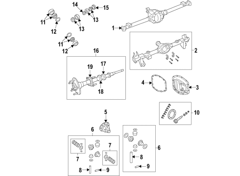 2022 Jeep Wrangler DRIVE PINION Diagram for 68393980AB