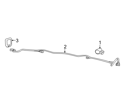 2022 Dodge Durango Electrical Components - Rear Bumper Diagram 1