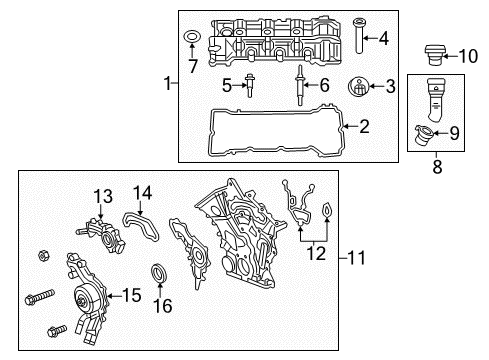 2023 Chrysler 300 Valve & Timing Covers Diagram 2