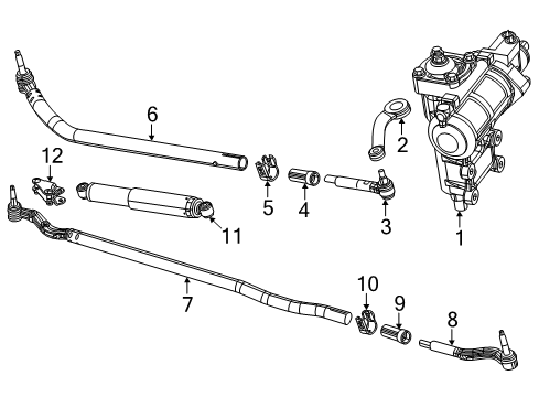 2018 Jeep Wrangler POWER STEERING Diagram for 68551686AE