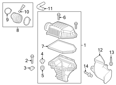 2023 Chrysler 300 Filters Diagram 1