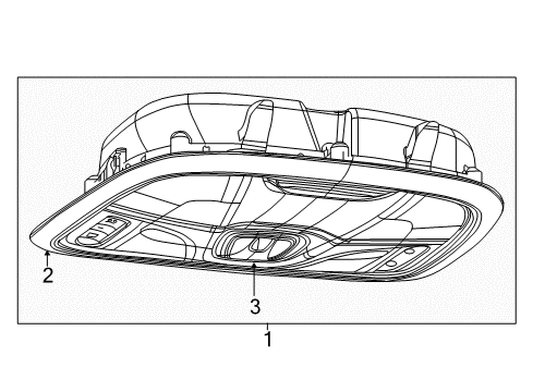 2022 Jeep Compass Console-Overhead Diagram for 5YB60SA5AF